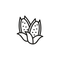 Radish icon vector. Linear style sign for mobile concept and web design. Radish symbol illustration. Pixel vector graphics - Vector.	