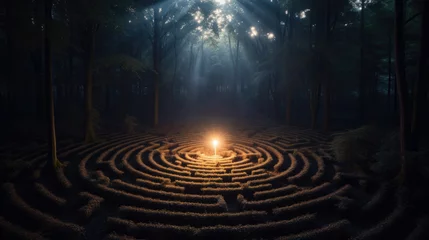 Rollo A labyrinth in the woods. © Ruslan Gilmanshin