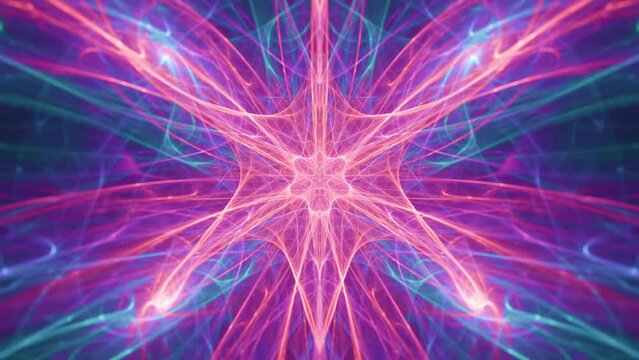 Spiritual awakening energy flow, VJ music visual beats fantasy swirls, Hypnotic mandala endless loop of trippy intricate flowing geometric fractal abstract trance ecstasy,