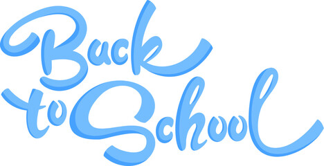 Back to school lettering , education typography for new semester