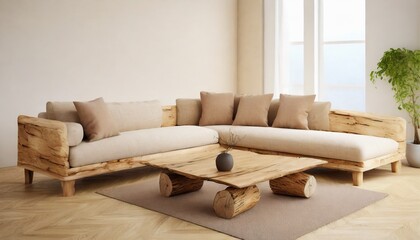 Apartamento lujo madera natural