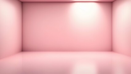 Fototapeta premium pink room with white wall and chair