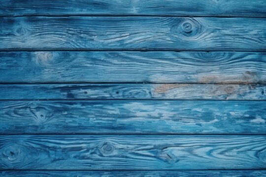 Blue wooden background horizontal composition wood
