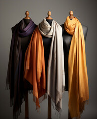 a scarf collection,ai generate