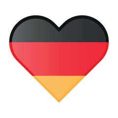 Fototapeta premium Germany Flag Icon