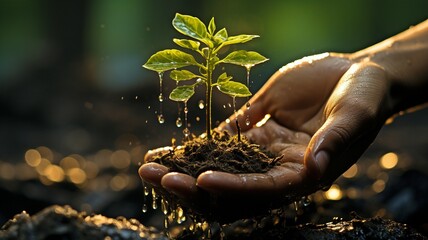 People and nature combine to have healing power..