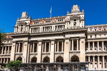 Fototapeta na wymiar Corte Suprema de Justicia, the supreme court ot the nation at Buenos Aires, Argentina.
