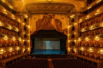 Foto op Plexiglas Teatro Colon, Colon Theater, one of the world's best opera houses, the cultural icon of Buenos Aires, Argentina © rudiernst