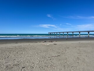 beach in Christchurch, New Zealand