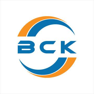 BCK letter logo design on a white background or Monogram logo design for entrepreneur and business.