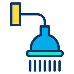 Lineal color Shower icon