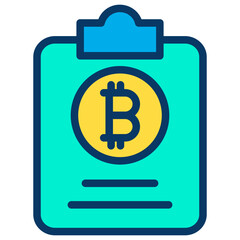 Lineal color Medical Notepad icon