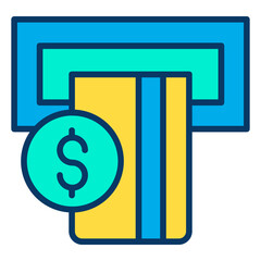 Lineal color Card icon