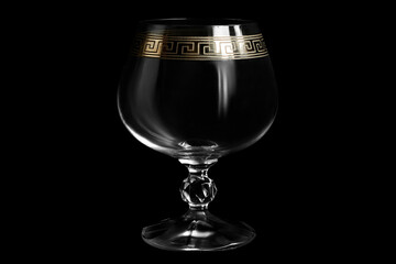Cognac glass isolated