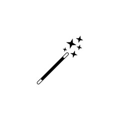 Magic wand icon isolated on transparent background