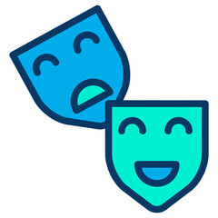 Lineal color Theatre icon