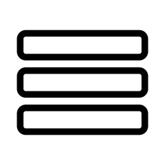 Obraz premium menu apps icon logo design vector template illustration