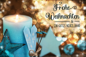 Text Frohe Weihnachten, Means Merry Christmas, Christmas Background, Winter Decor