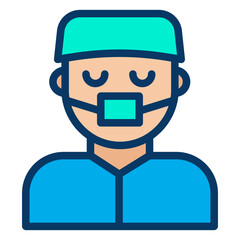Lineal color Surgeon icon