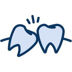 Lineal color Dental Wisdom icon
