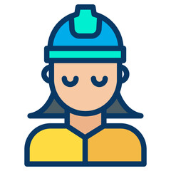 Lineal color Woman icon