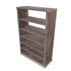 Shelf isolated on transparent