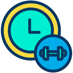 Lineal color Love Time icon