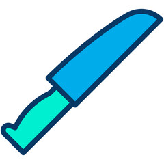 Lineal color Knife icon