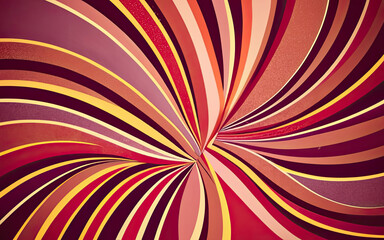 Luxury abstract Radiant Red curve background with glitter light effect decoration with Generative AI.