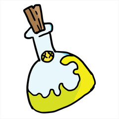 Halloween element. Hand drawn vector illustration.