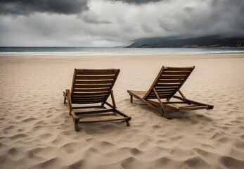 Beachside Vacation View, 
Coastal Relaxation by the Water
