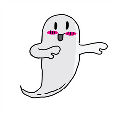 Halloween element. Hand drawn vector illustration.