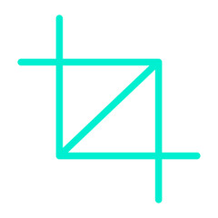 Lineal color Crop icon