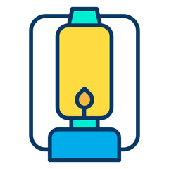 Lineal color Lantern icon