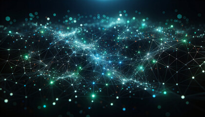 Minimalist Digital Network Backgrounds: Calm and Serene Tech Landscapes