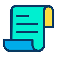 Lineal color Invoice icon