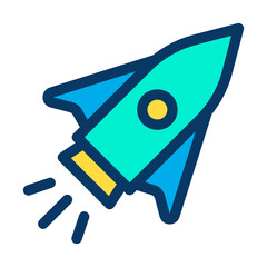 Lineal color Launch icon