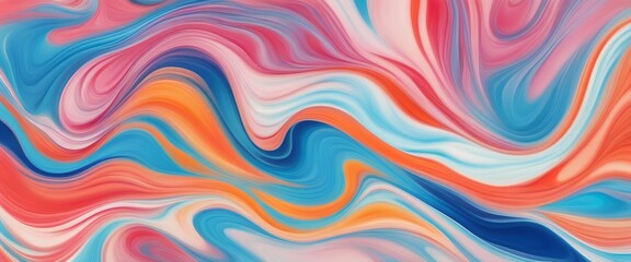 Obraz premium abstract colorful background with waves