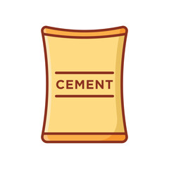 cement icon vector design template simple and clean