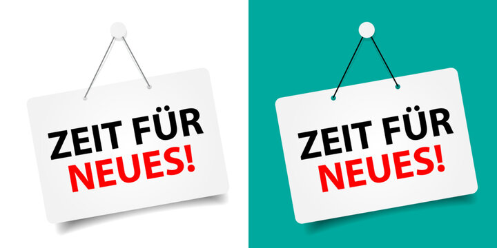 Zeit f&uuml;r Neues