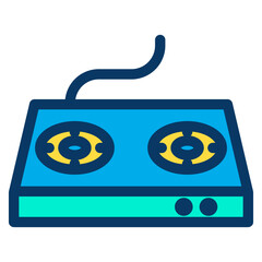 Lineal color Stove icon