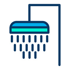 Lineal color Shower icon