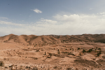Mountain range in the desert