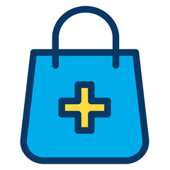 Lineal color Office Bag icon