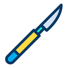 Lineal color Scalpel icon