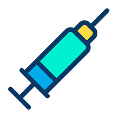 Lineal color Syringe icon