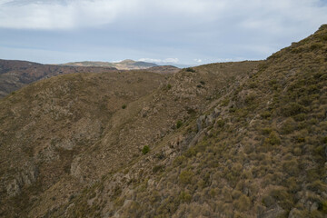 steep mountains in southern Spain