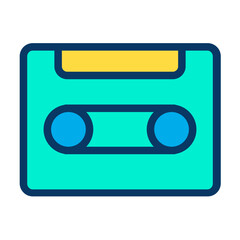 Lineal color Cassette icon