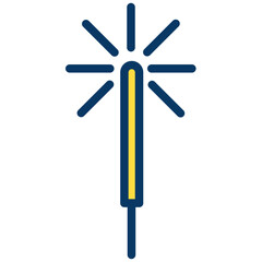 Lineal color Sparklers icon