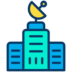 Lineal color Building icon